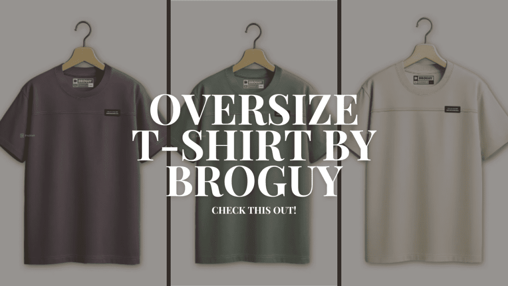 BROGUY Stygo Kaos Oversize Pria Tebal 290 GSM Premium