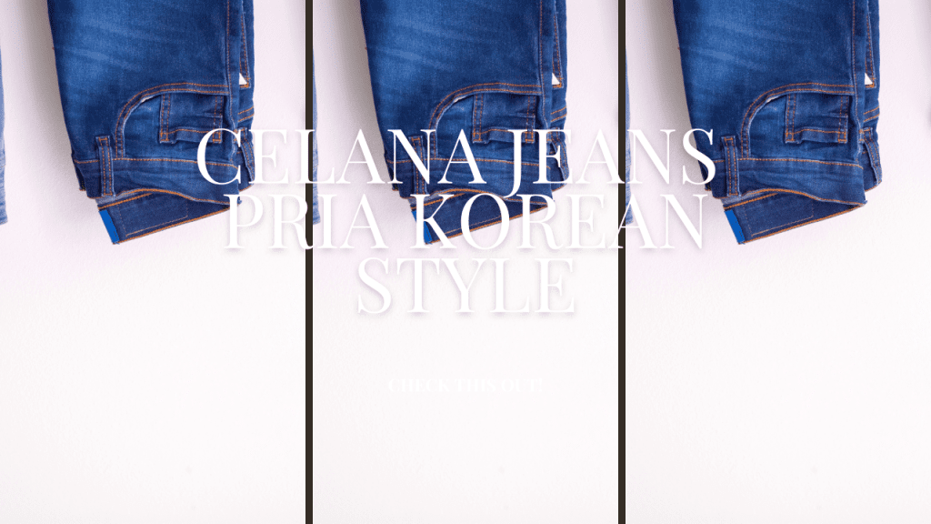Celana Jeans Pria Korean Style