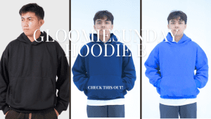 Gloomiesunday Hoodie Boxy Fit Cotton MaleFit