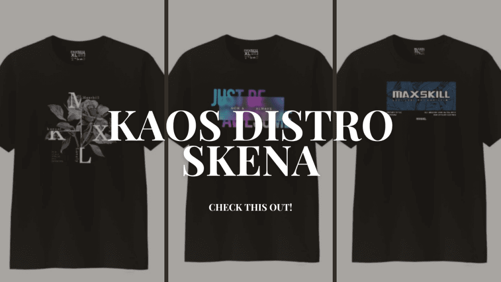 KILYN Paket 3 PCS Kaos Distro Cotton 24S Streetwear Pria