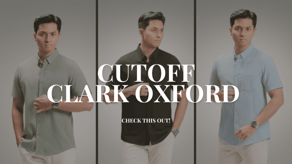 Kemeja Oxford Pria Lengan Pendek CUTOFF Clark