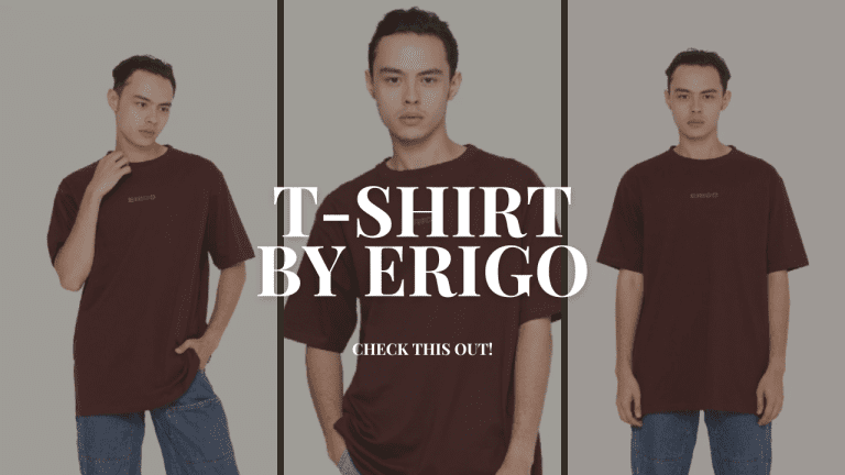 Erigo T-Shirt Basic Fresne Andora Kaos Basic Pria Original