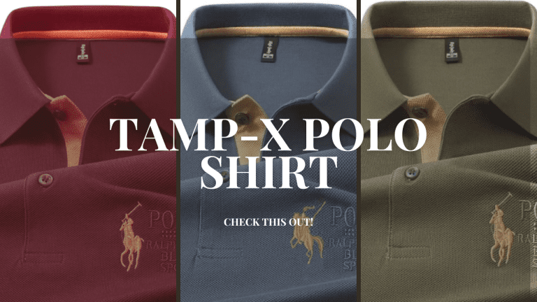 Tamp-X Polo Shirt Pria Korean Style Slimfit
